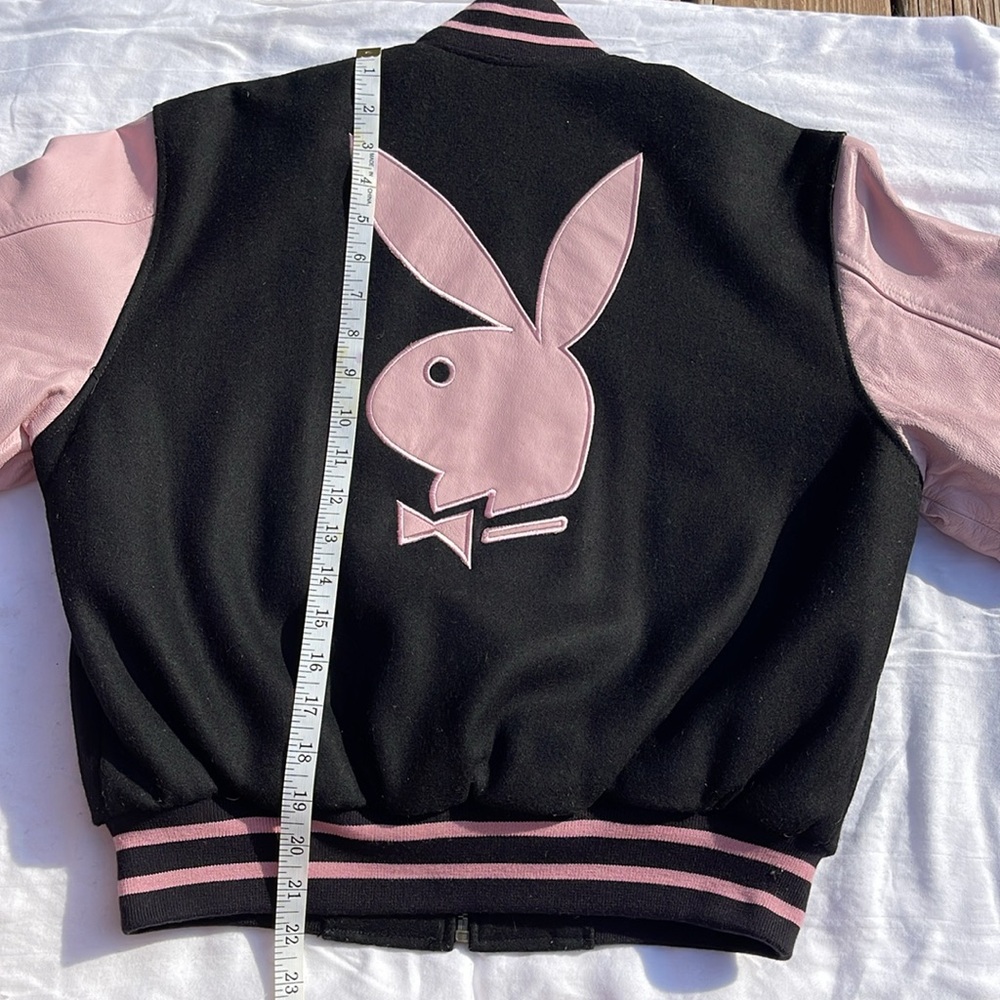 Vintage Playboy Reversible varsity jacket M - Picture 5 of 9
